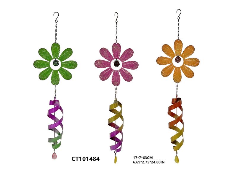 Floral Iron Wind Chime