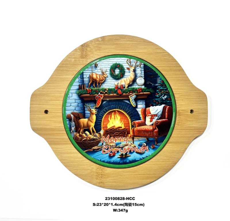 Personalized Hot Stamping Christmas Coaster for Kitchen or Dining Room