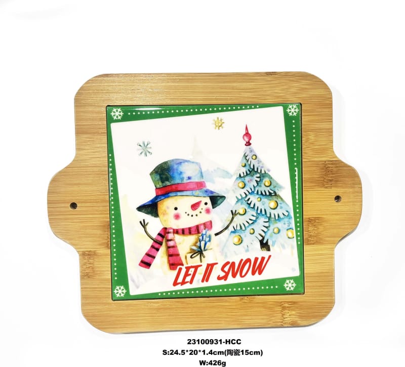 Fun and Fashionable Hot Stamping Christmas Coasters for Dining or Kitchen