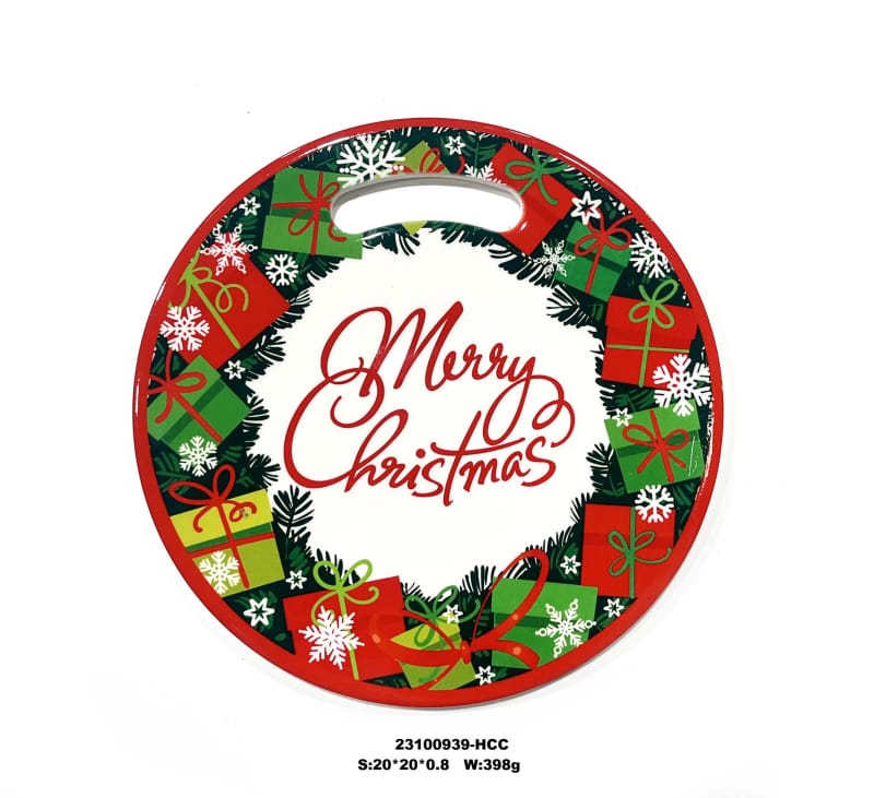 Customized Hot Stamping Kitchen or Dining Room Coaster with Christmas Design