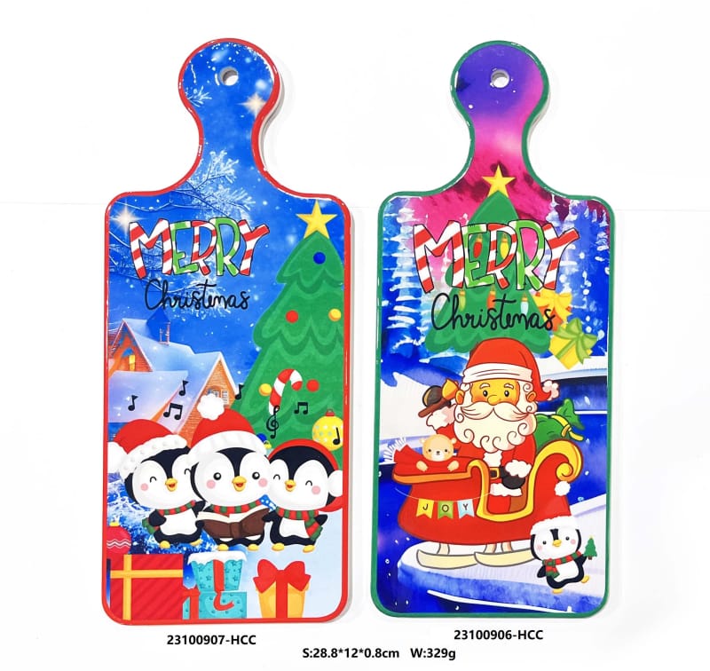 Winter Holiday Hot Stamping Dining Room Coaster with Christmas Design