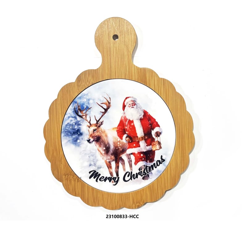 Delicate Designed Hot Stamping Christmas Dining Room Coaster
