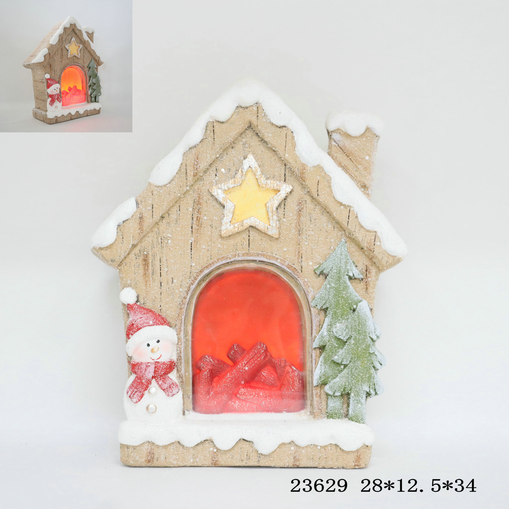 Starlight on Christmas Eve Exquisite wooden luminous decorations, perfect gift choice