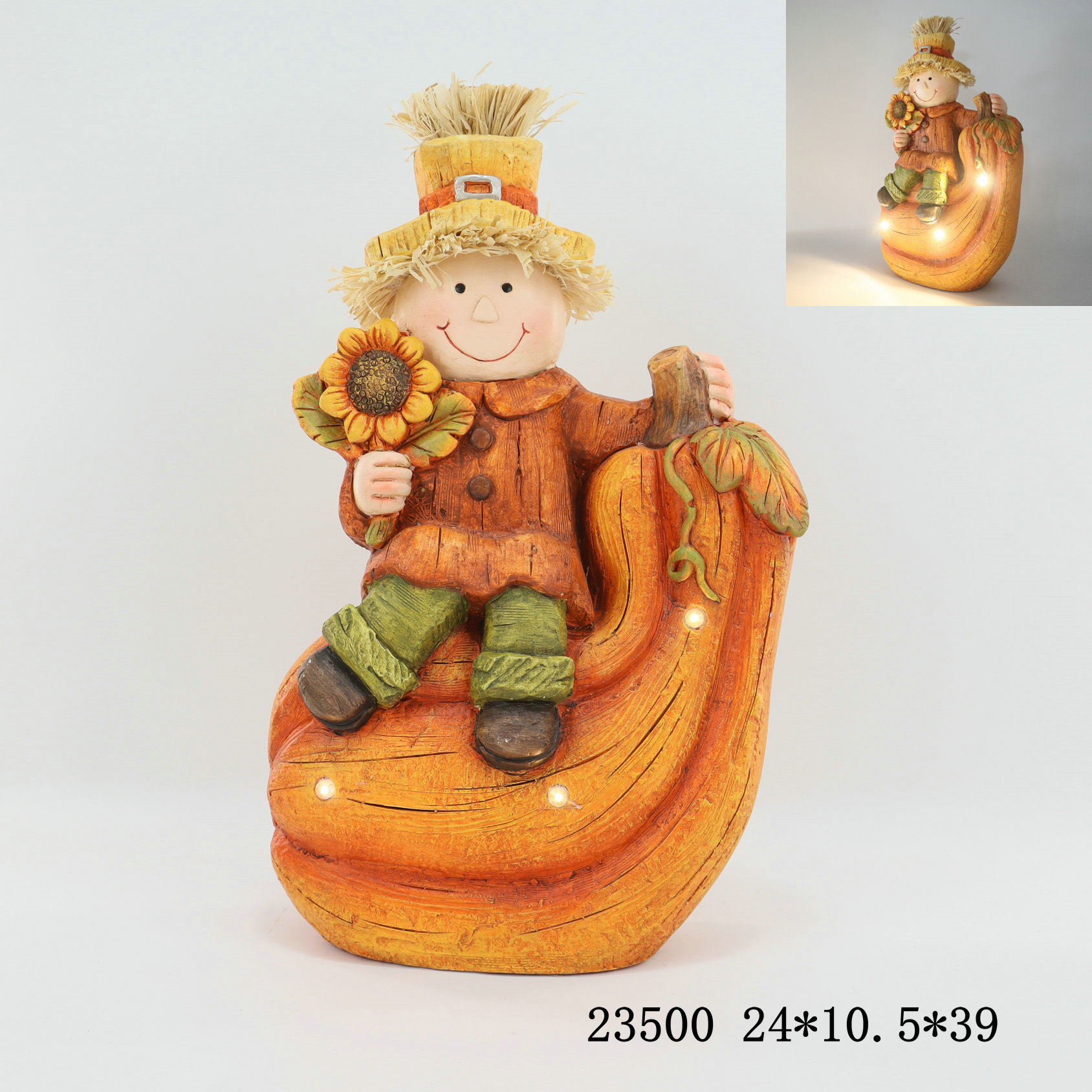 Festive Illumination Wooden Glowing Christmas Ornaments