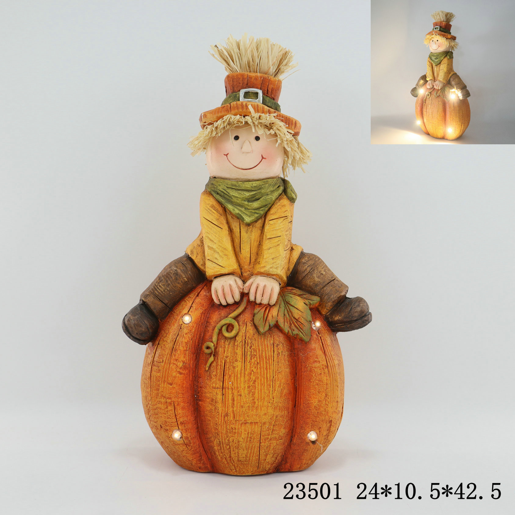 Festive Illumination Wooden Glowing Christmas Ornaments