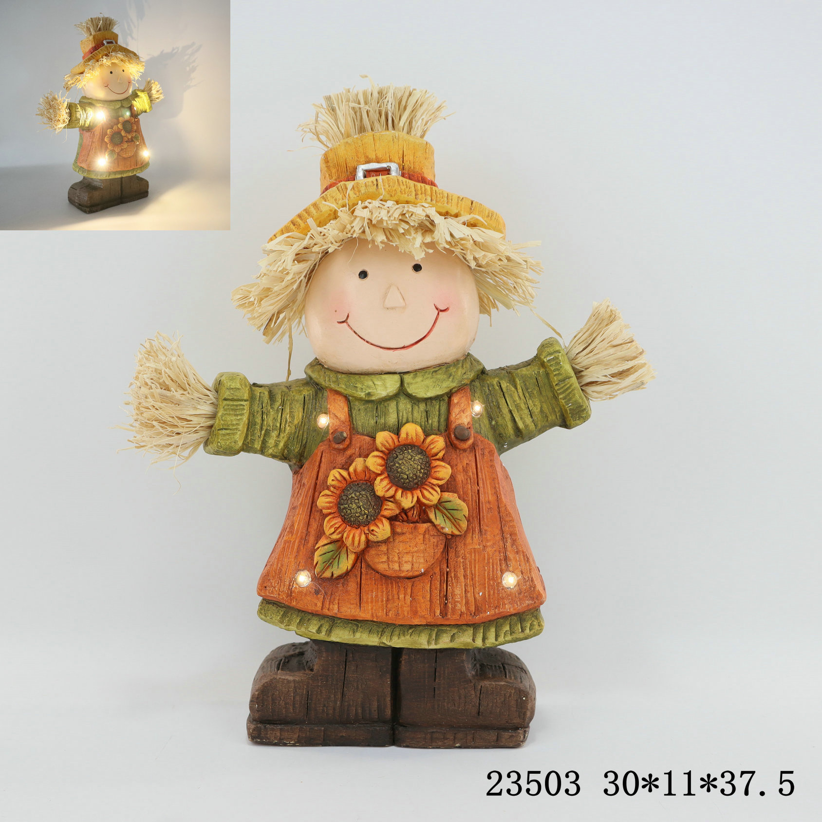 Warm Glow Handmade Wooden Christmas Ornaments for Home Decor