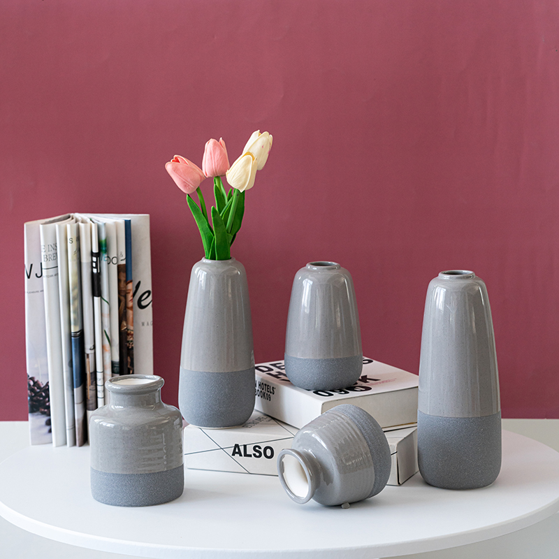 Dynamic Multicolored Ceramic Vase A Floral Design Essential